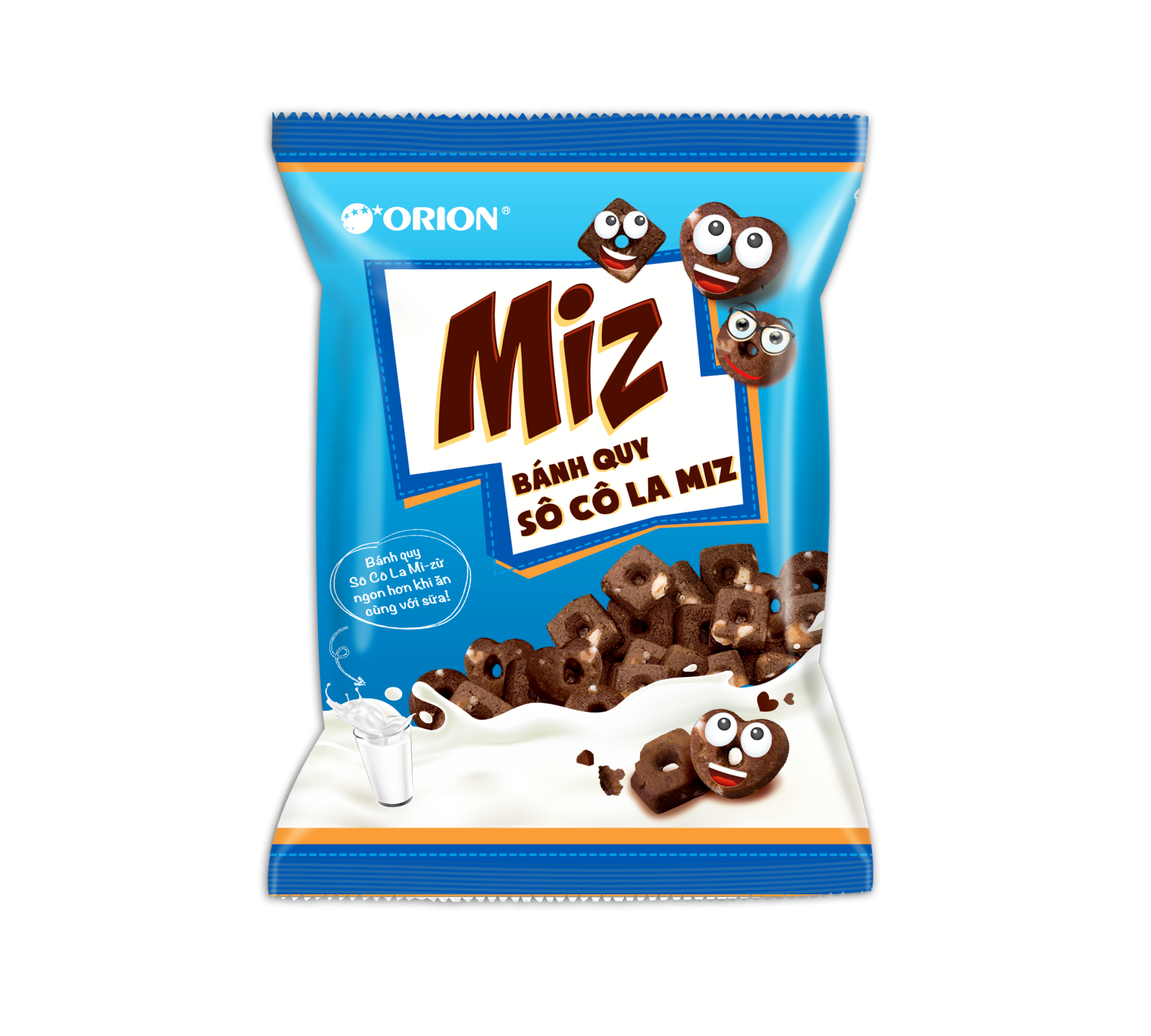 Bánh quy socola Miz Orion hộp 54g