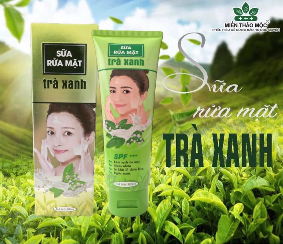 [ Hàng Chính Hãng ] Sữa Rửa Mặt Trà Xanh - Miền Thảo Mộc - 100ml