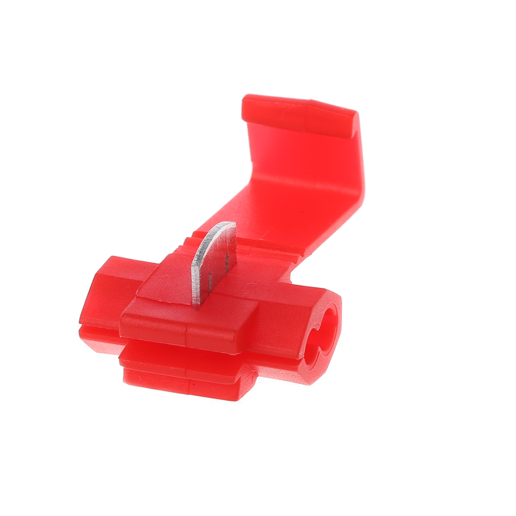 10Pcs Điện Dây cáp Kết Nối 2 Pin Cho T Hình Dạng Dây cáp Thiết Bị Đầu Cuối Clip Nhanh Chóng Splice Clip