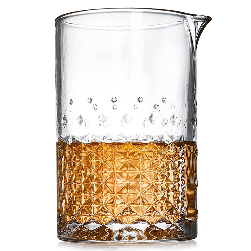 【Hottest Trends】 Mixing Glass Bartender Beaker Stirring Glass With Thick Weighted Bottom