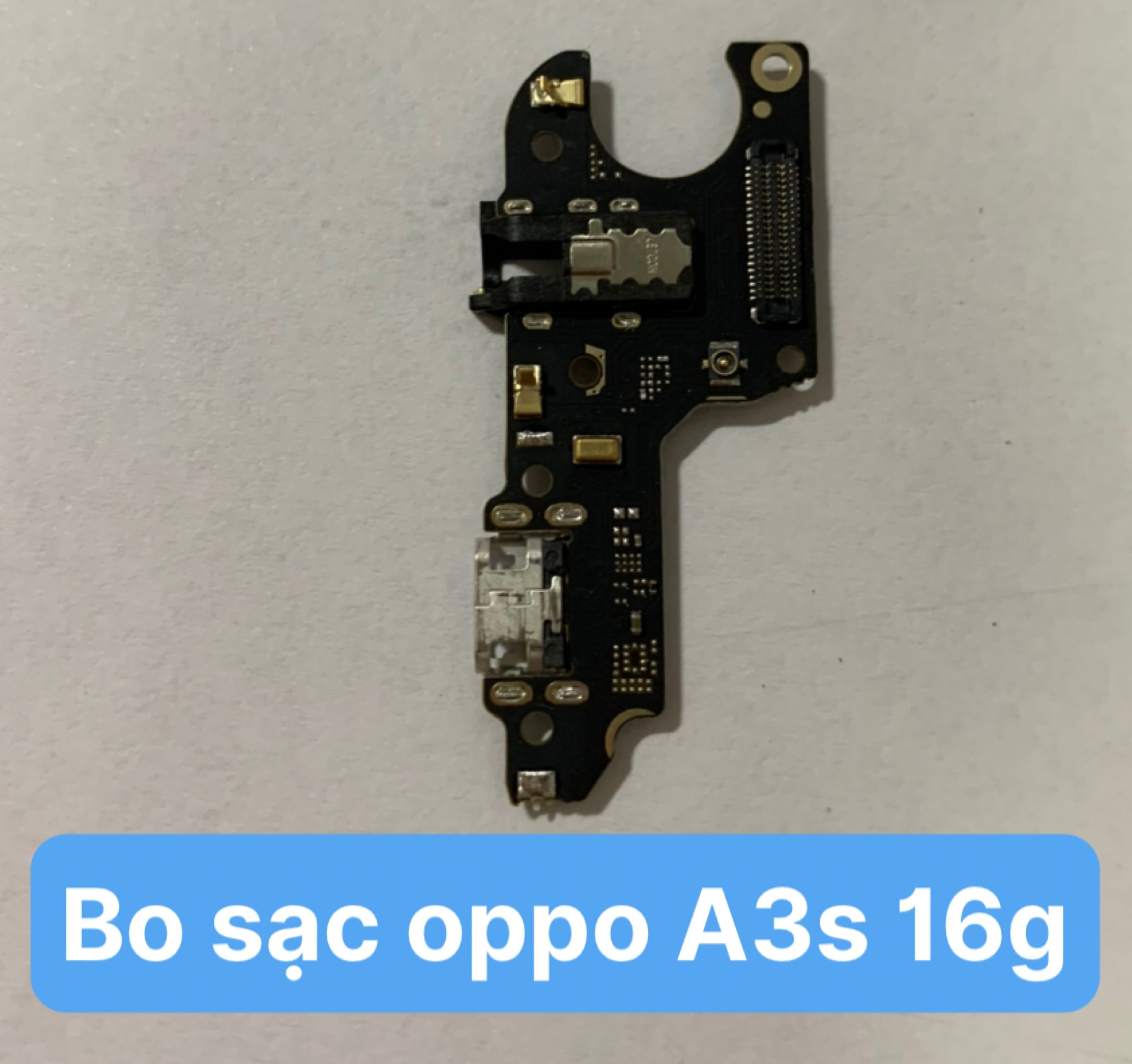 Cụm bo sạc Oppo A3s 16g sim dưới zin hãng