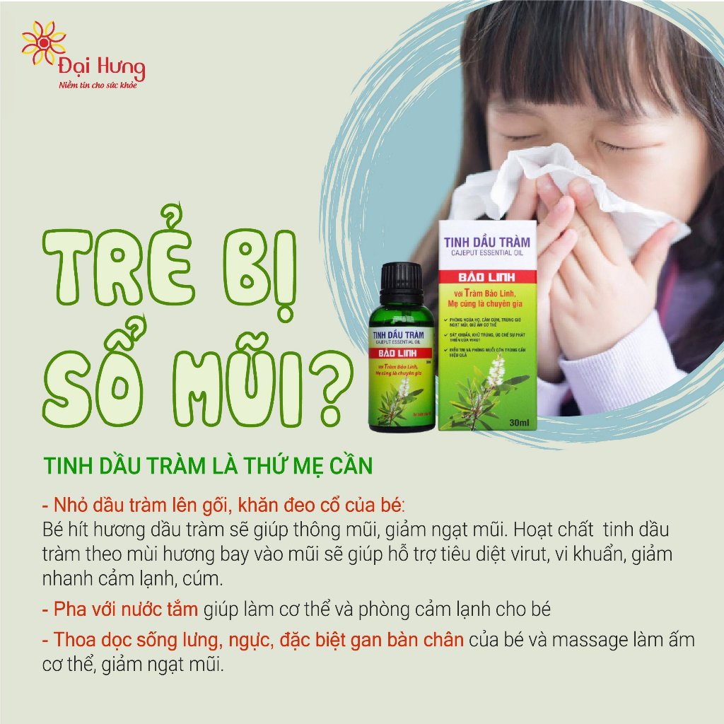 [Thanh Lý HSD 2/25] Tinh Dầu Tràm Bảo Linh Chai 10ml/ 30ml