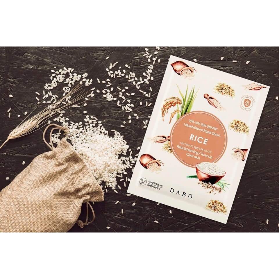 Mặt Nạ Tinh Chất Gạo DABO 23Ml