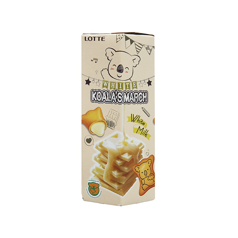 Bánh Gấu Nhân Socola Trắng KOALA'S MARCH 37G