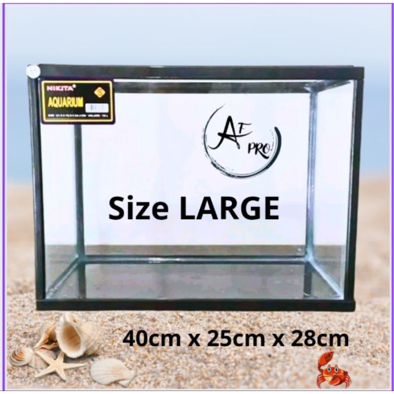 Tank Aquarium Aquascape NIKITA SIZE LARGE + Packing Kayu