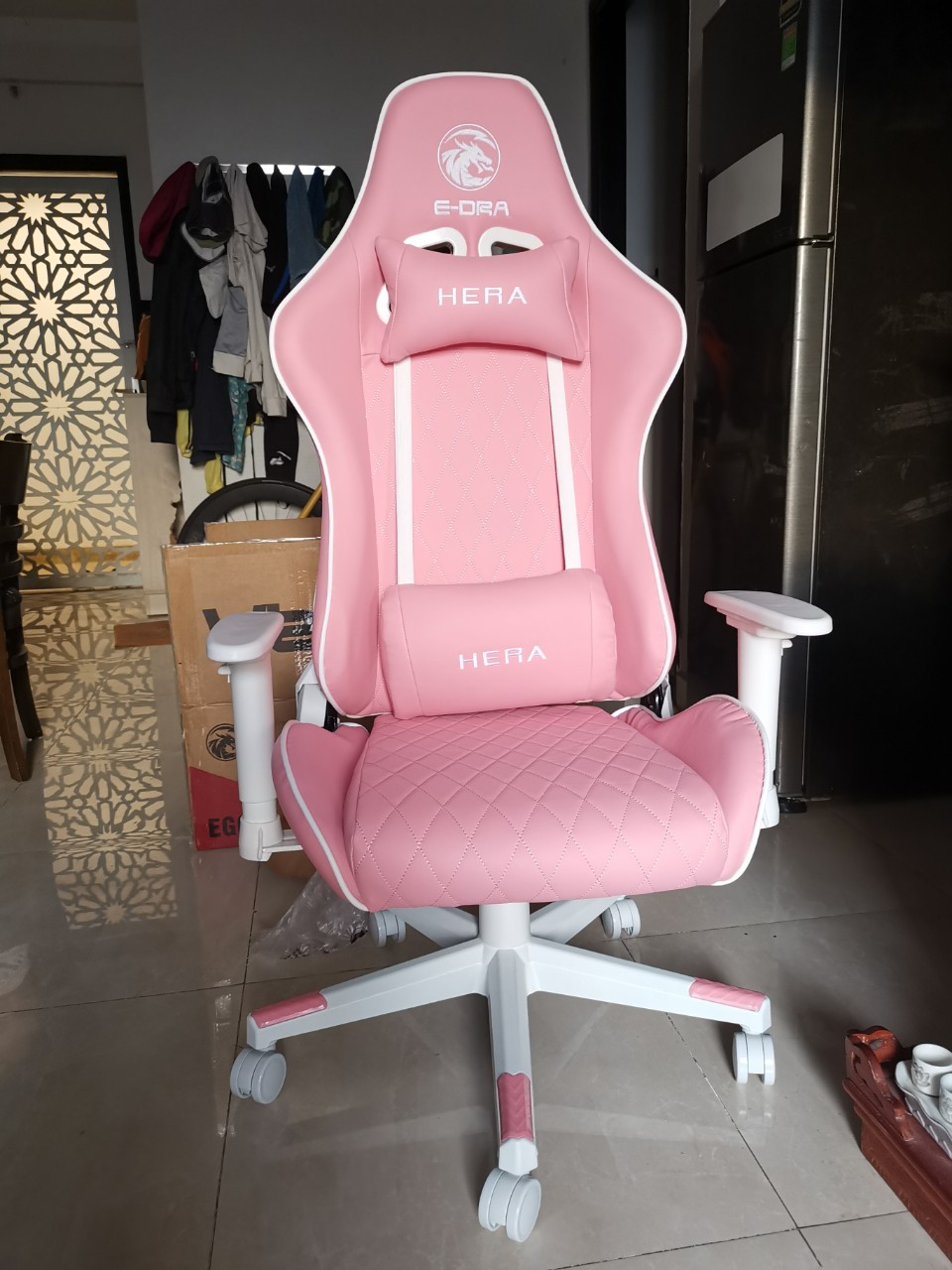 Ghế gaming E-Dra Hera EGC224 Pink White