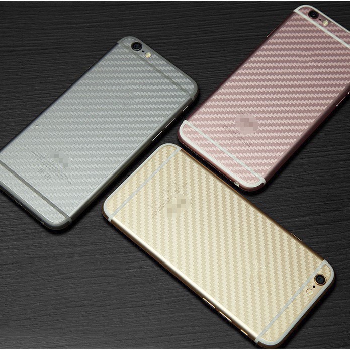 Dán mặt lưng iphone full viền vân Carbon Full mã iphone 13promax đến iphone 5