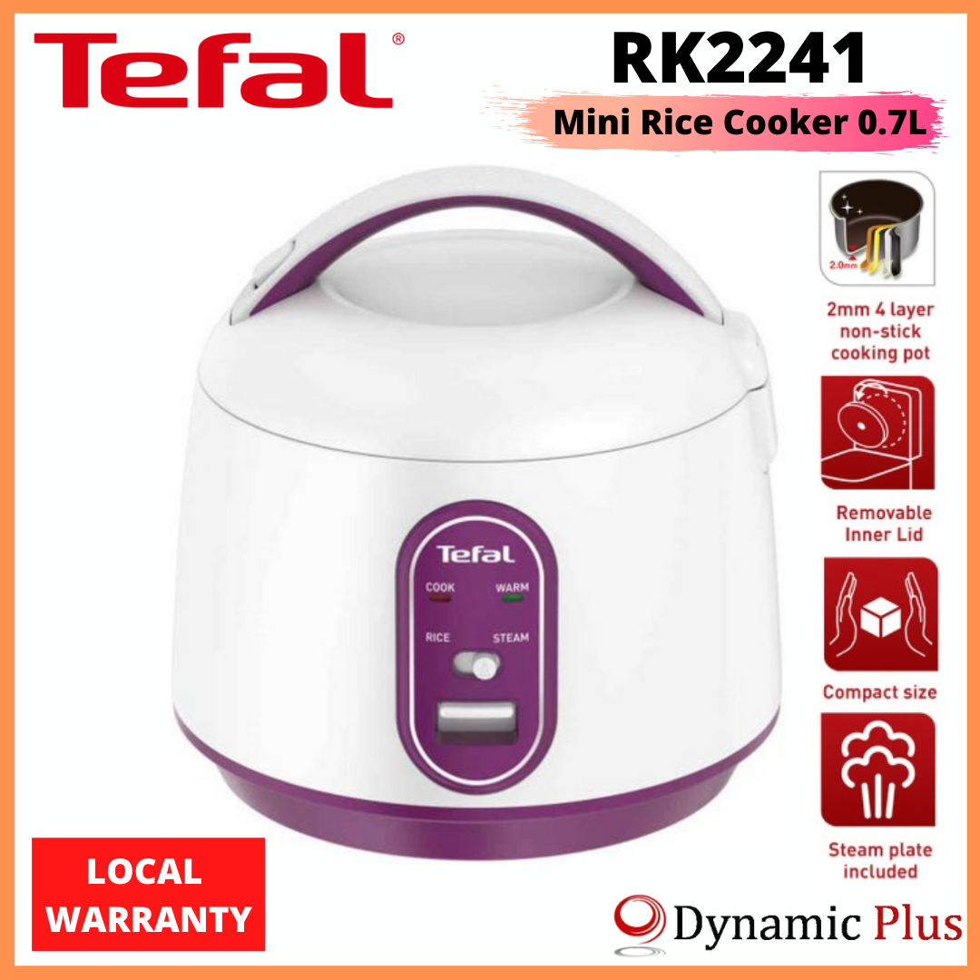 Tefal RK2241 Mini Mechanical Rice Cooker 0.7L Lazada Singapore