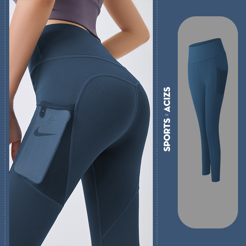 cotton yoga pants with pockets