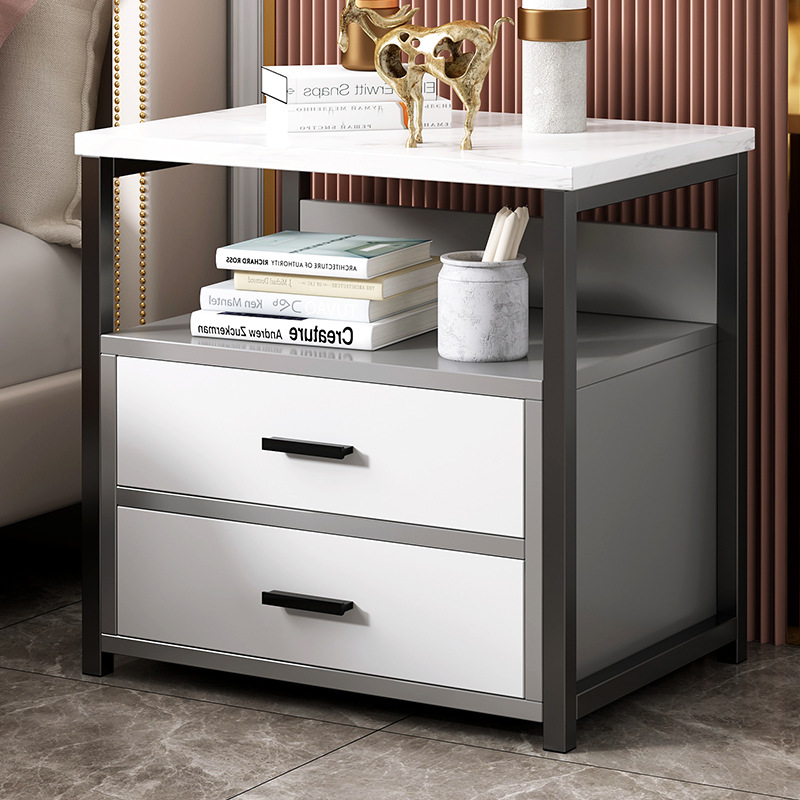 Bedside table Nordic wind ins online celebrity bedside table sub-bedroom multi-layer shelf small multi-functional cabinet