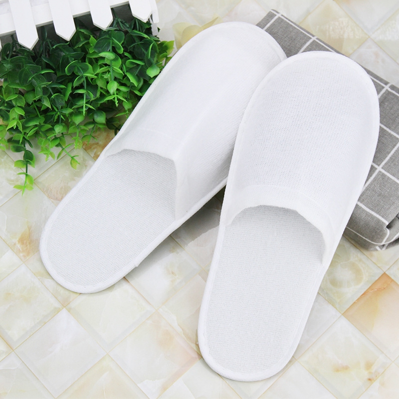 Towelling Open Closed Toe Hotel Slipper Spa Shoes Disposable Lazada PH