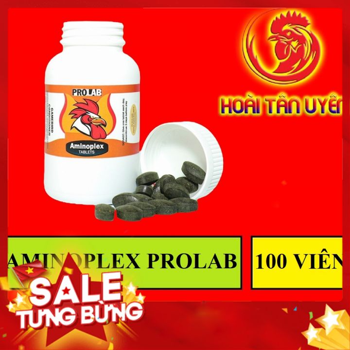AMINOPLEX PROLAB 100 VIÊN dinh dưỡng dành cho gà đá