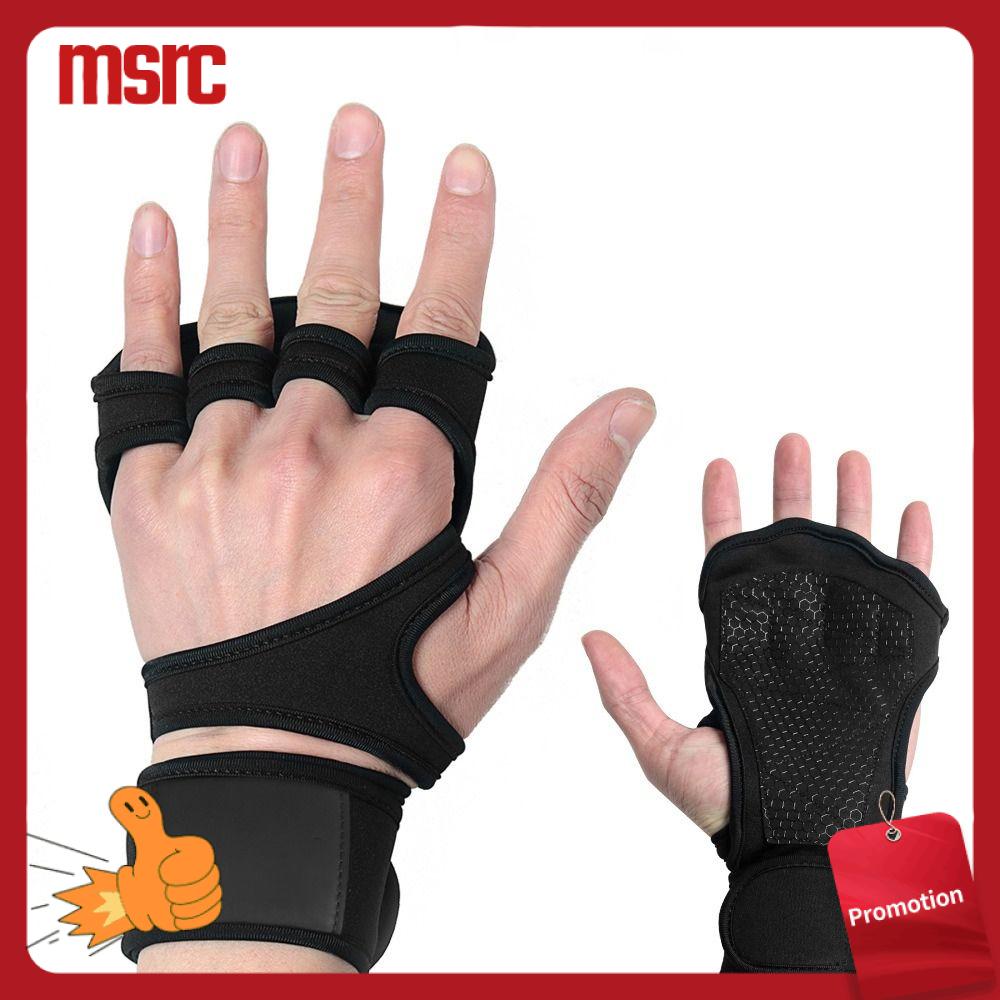 MSRC Với băng quấn cổ tay Găng tay nâng tạ Bảo vệ toàn bộ lòng bàn tay