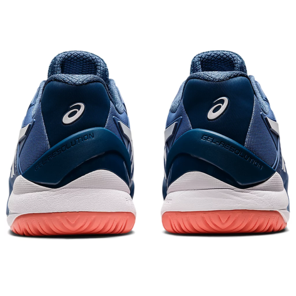 [Chính Hãng] Giày Tennis Asics Gel Resolution 8 Clay-Blue Harmony/White