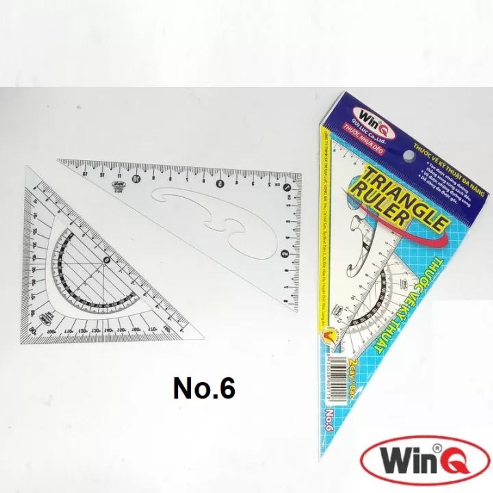 Combo 50 bộ thước eke winq no5, no6