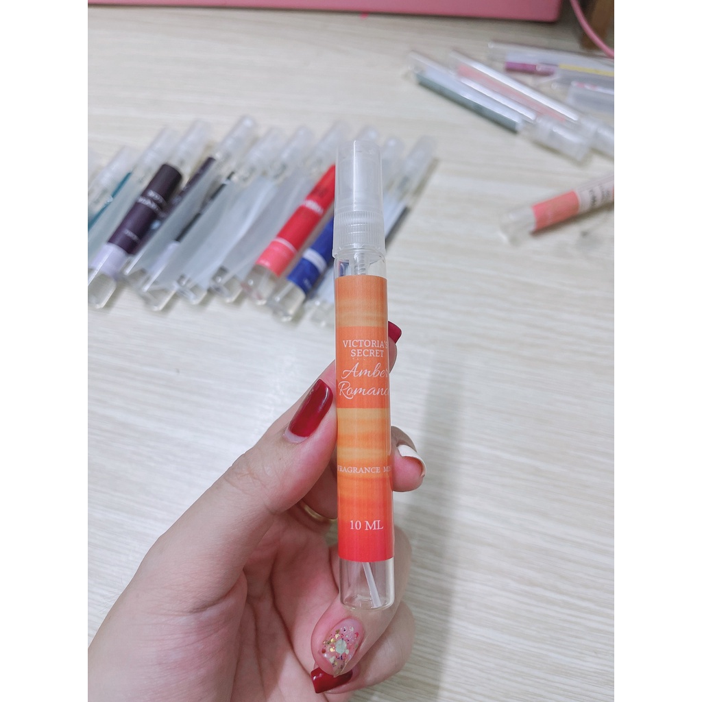 Xịt body mist 10ml lưu hương chai chiết