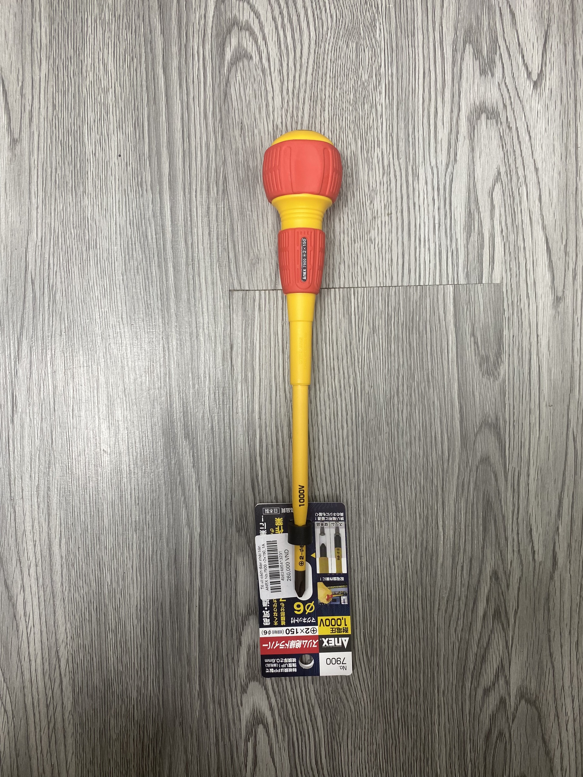 Tô vít cách điện Anex No.7900 -6x150 và +2x150
