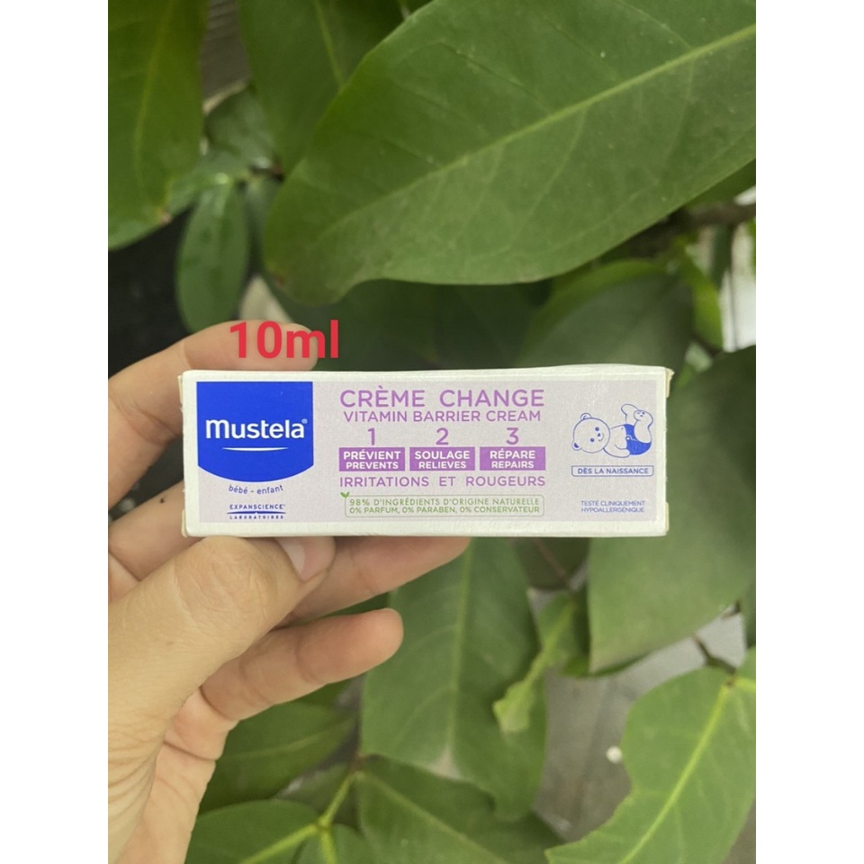 . kem làm dịu và ngăn ngừa hăm tã cho trẻ sơ sinh & em bé mustela 100ml