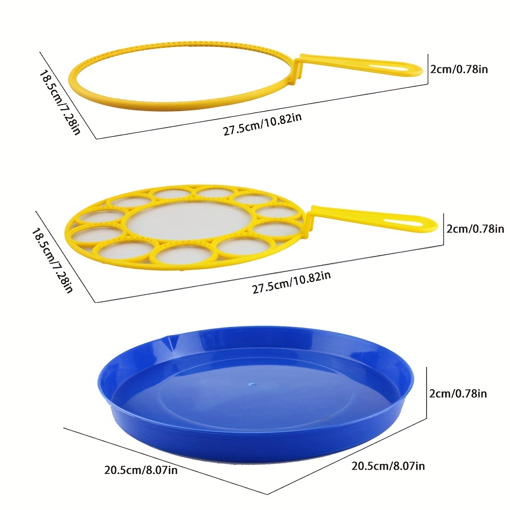 【Hottest Trends】Children Big Bubbles Wand Kit Kids Toys Fancy Bubble Circle Props Parent-child Interaction Props Outdoor Playtime Birthday Party. 