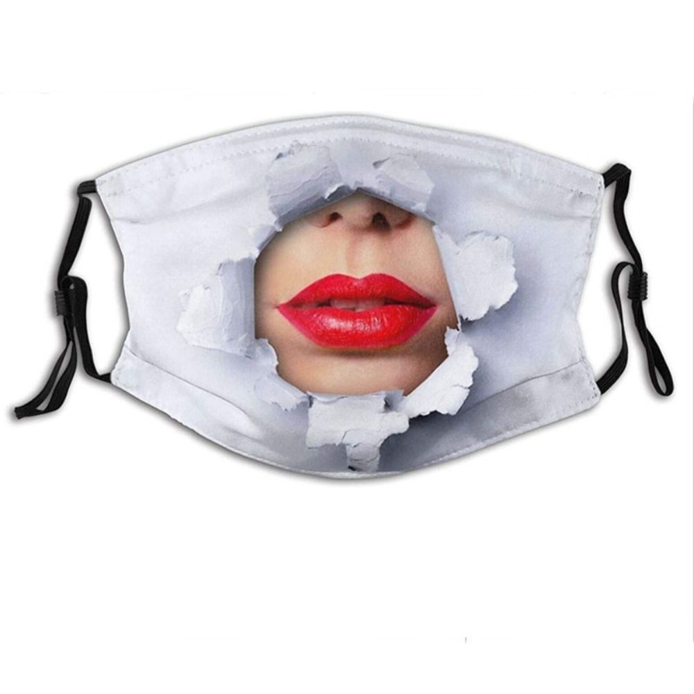 【Universal Car Parts Store】3D Three-dimensional Mask Personality Creative Social Funny Imitation Facial Expression Dance Mask.