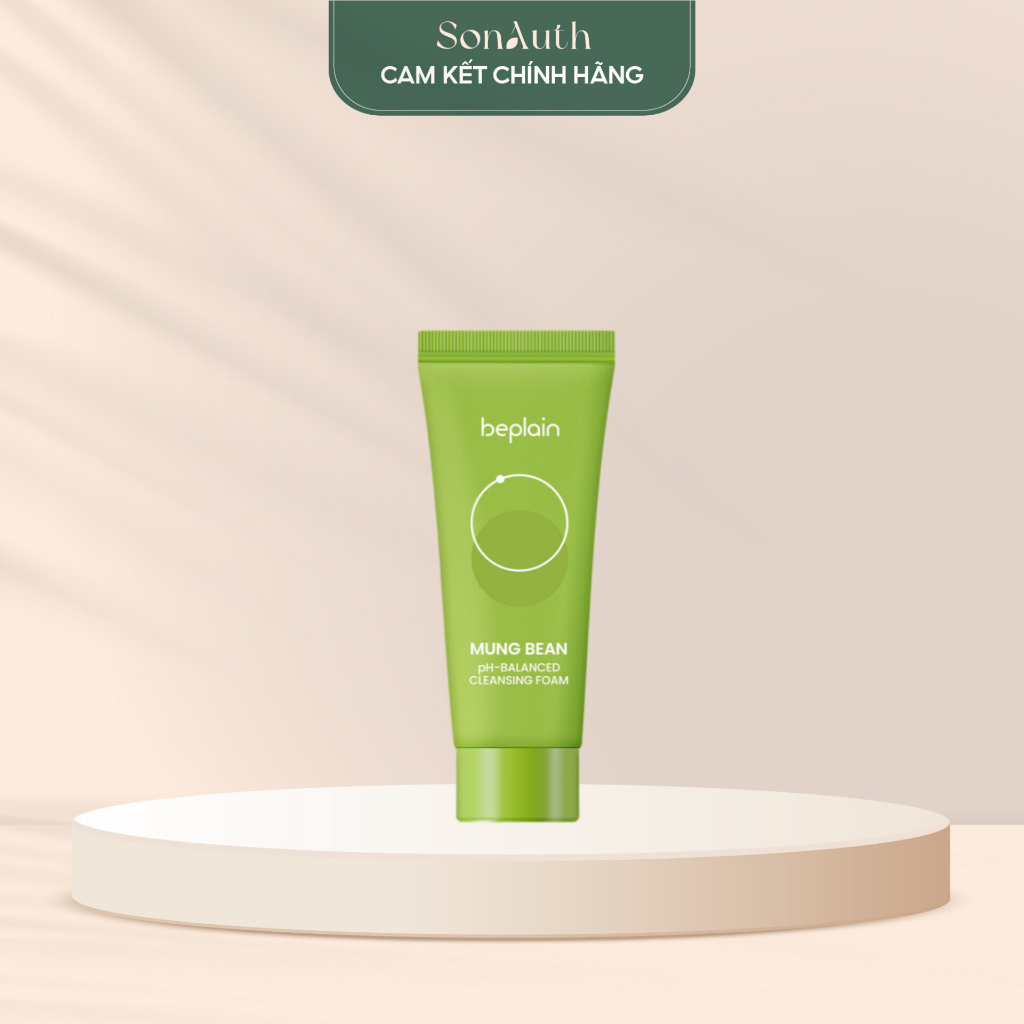 Sữa rửa mặt Beplain Mung Bean Cleansing Foam 160ml