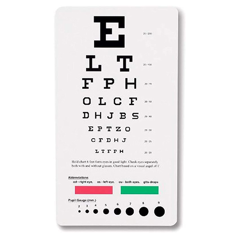 Snellen Eye Wall Chart Wall Art Painting Print On Silk Canvas Poster Home Decor. 