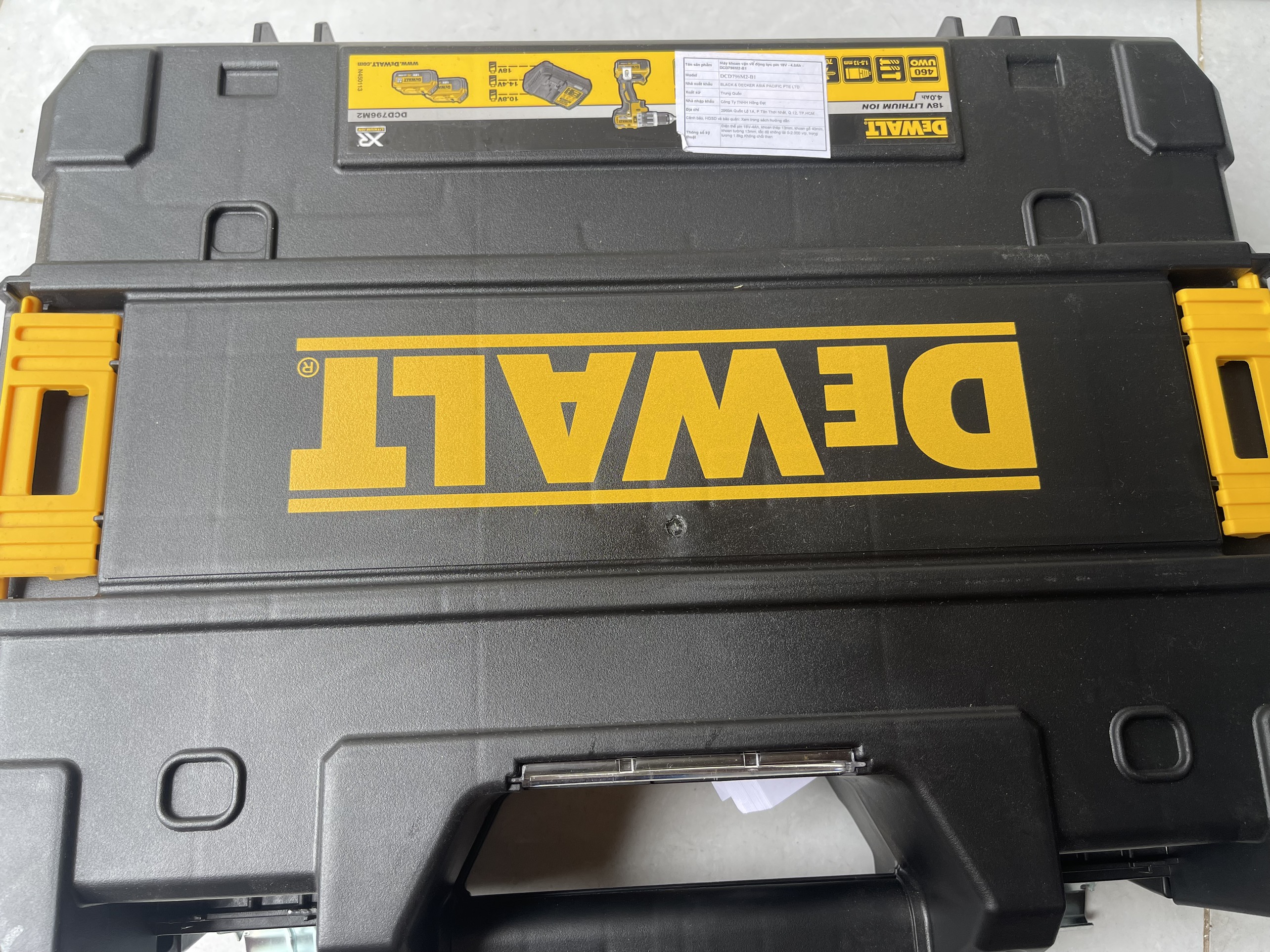 [HCM]Dewalt DCD796 BH 36 tháng