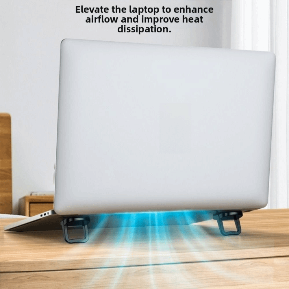 Mini Portable Adjustable Laptop Stand Aluminum Support Invisible Design ...