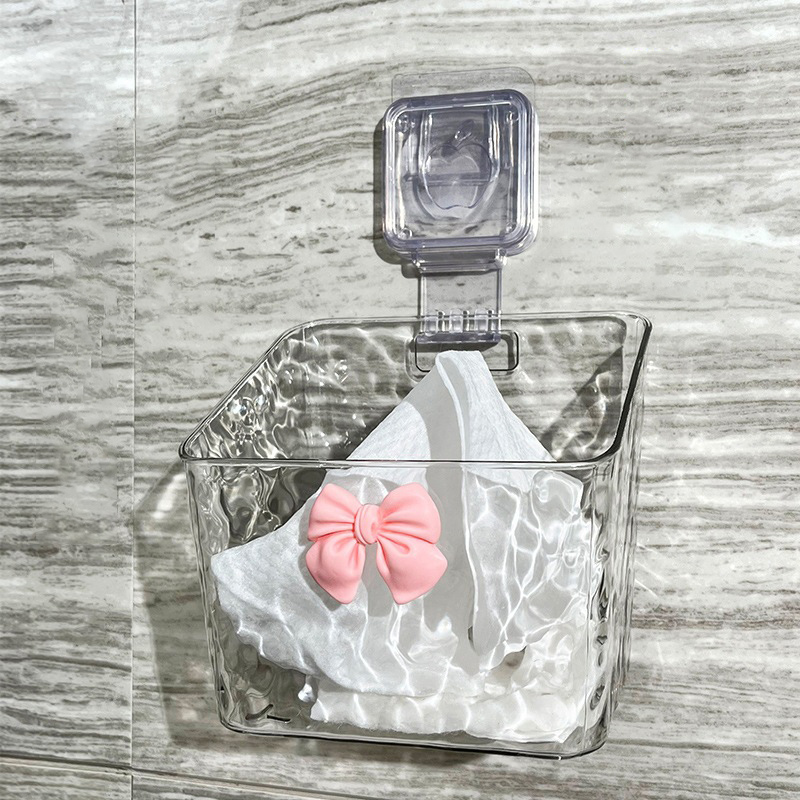 tissue box Storage box Wall rack Face towel storage box Wall-mounted storage basket Bathroom tissue rack