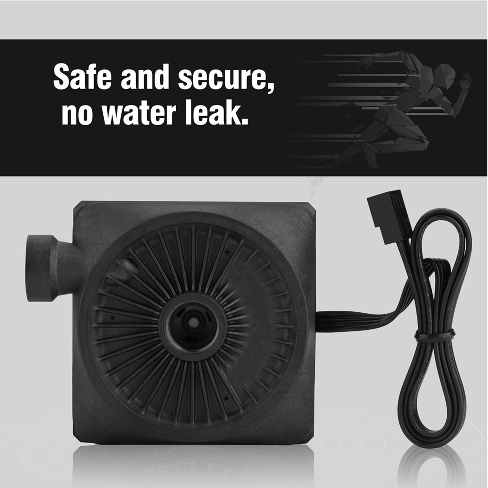 Water Cooling Pump DC 12V Ultra-quiet CPU Pump for Computer Water Cooling System 500L/h G1/4 Thread