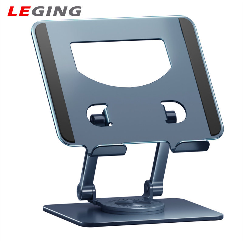 2028 Laptop Stand Aluminum Alloy Computer Riser Adjustable Foldable Laptops Elevator PC Cooling Mount For 4.7-12 Inch Laptop Tablet Phones