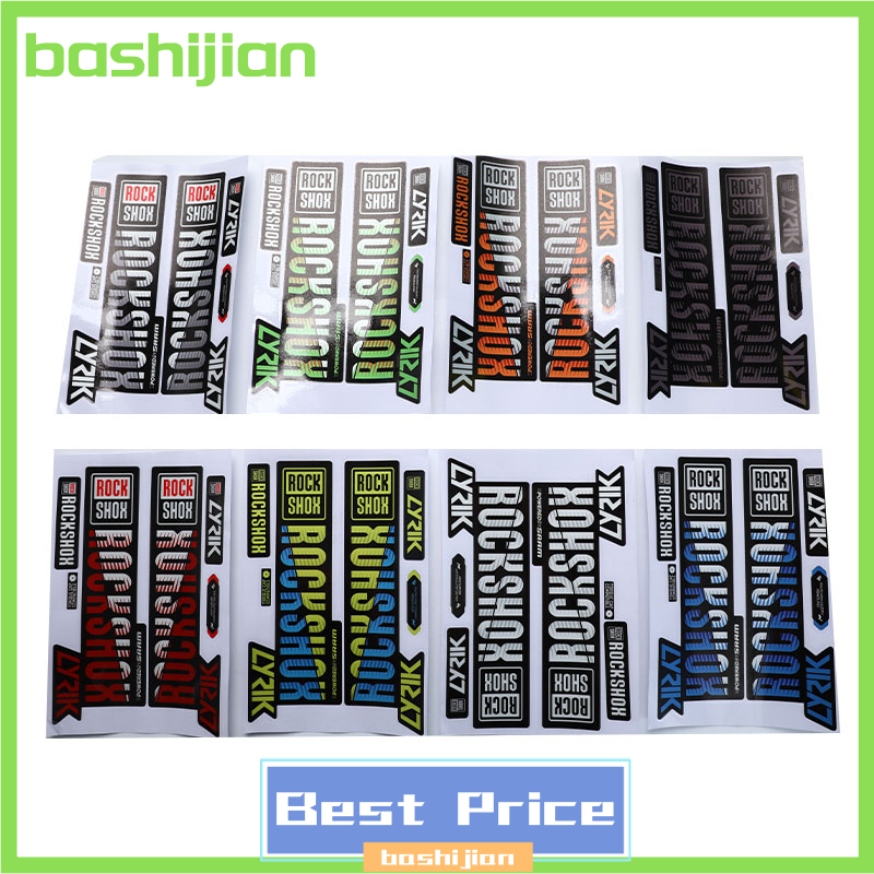 bashijian Front Fork Sticker Mountain Bike Front Shock Absorber Change Sticker Waterproof