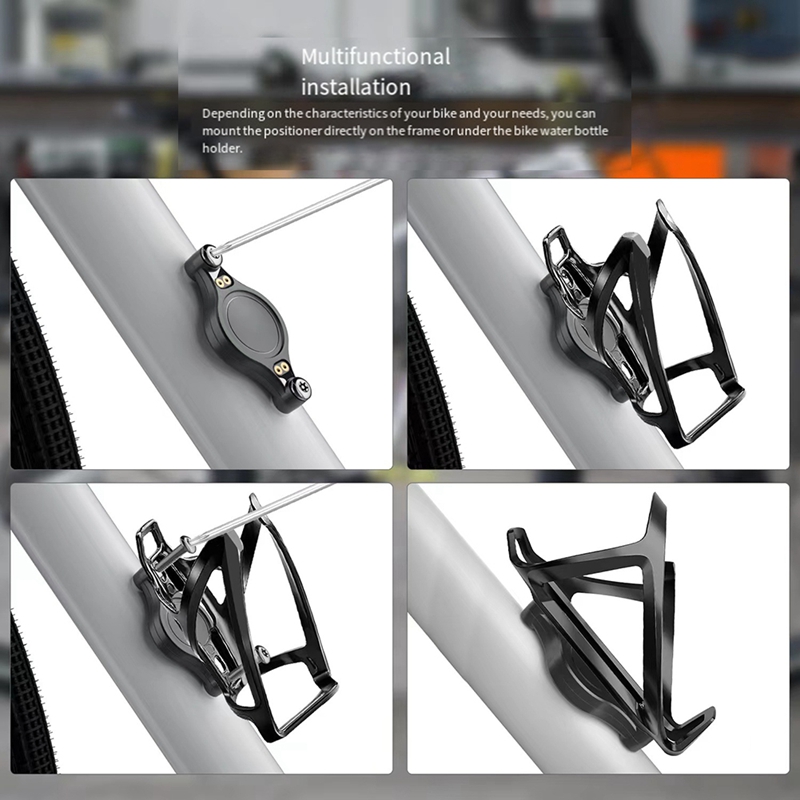 For Bike Mount Hidden Bracket Installation Locator Holder Case Waterproof Bicycle Mounting Bracket Durable Easy Install