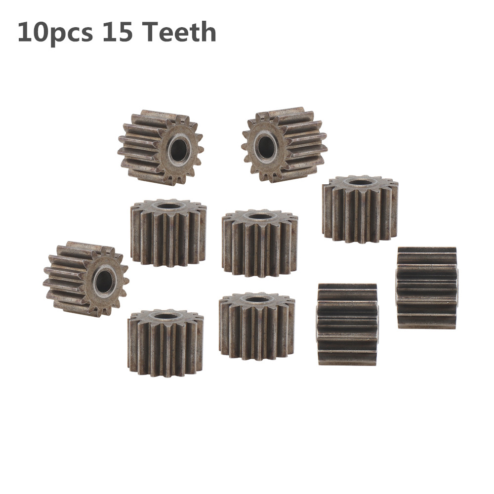5pcs/10pcs cordless drill screwdriver motor gears 9t 11t 12t 13t 14t 15 teeth for rs550 dc motor 10.8v / 12v / 14.4v / 16.8v / 18v / 21v