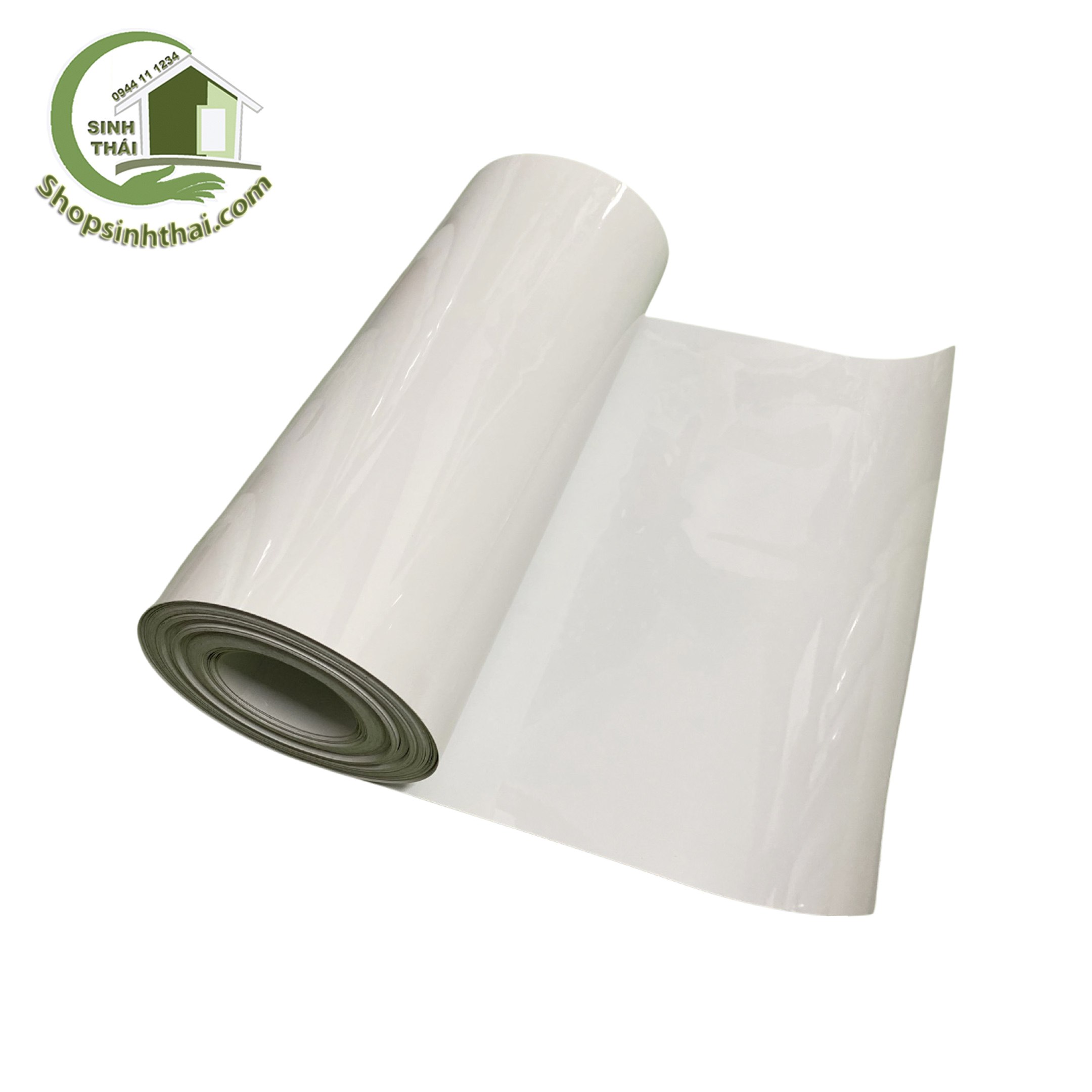 Màng nhựa cứng màu trắng sữa [ 1 mét x khổ 60cm x dày 2,5 zem ]