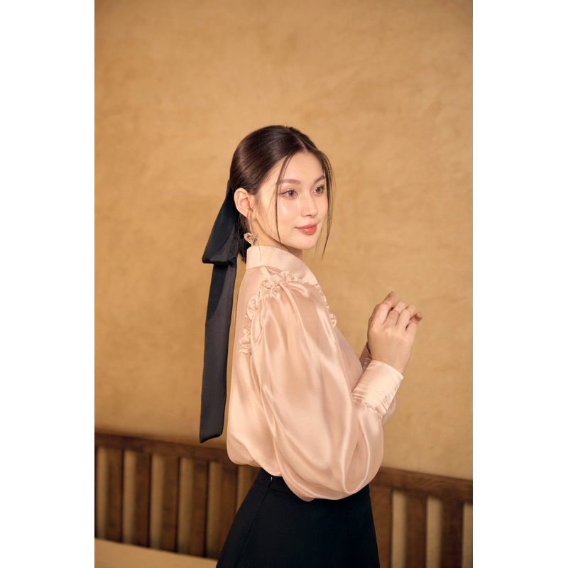 CÉLESTE - Áo sơ mi tơ Selene Shirt