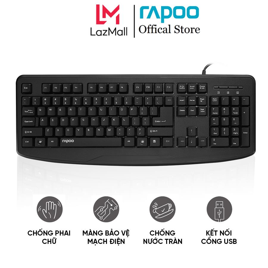 Bàn phím có dây Rapoo NK2600