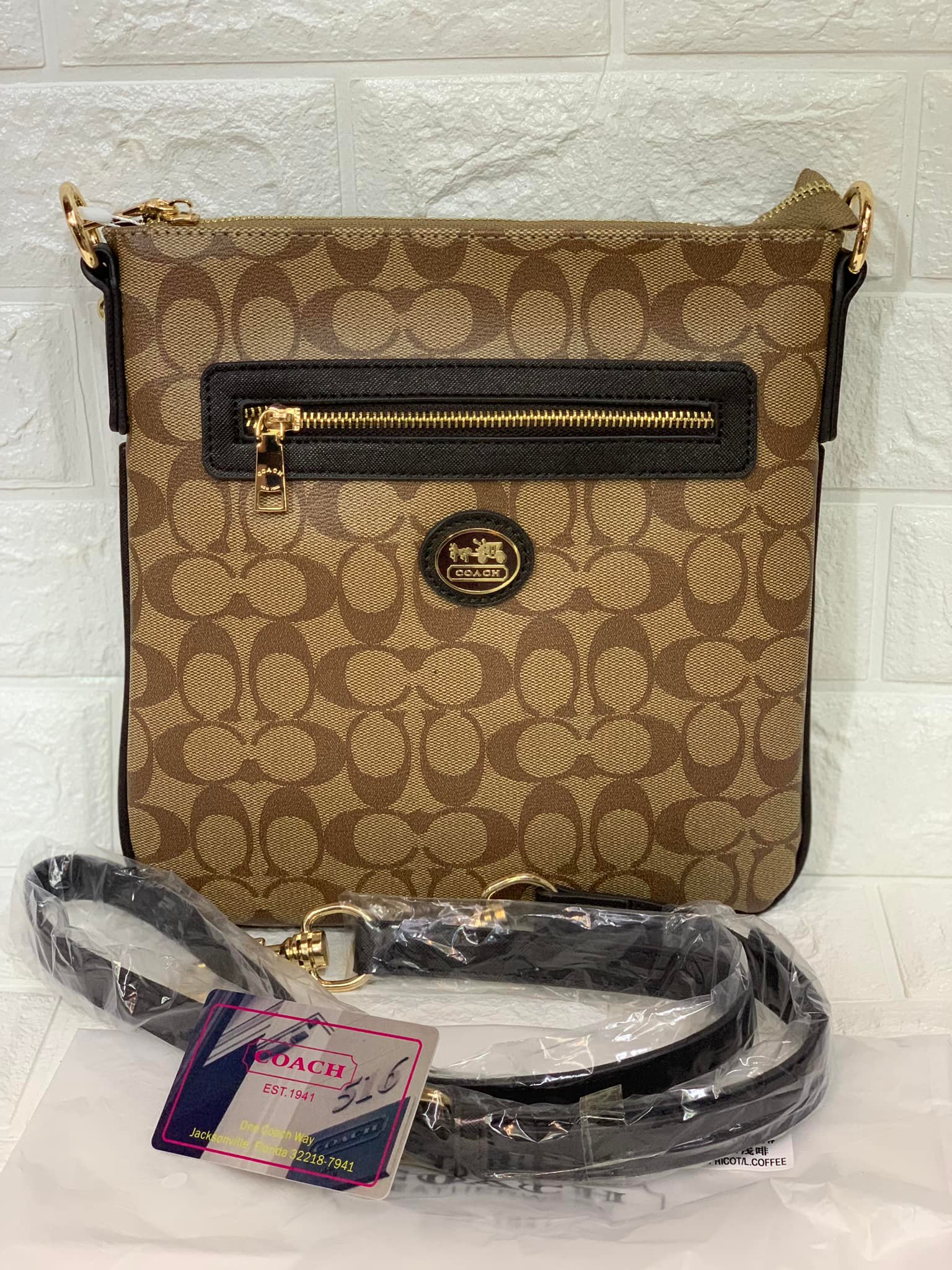 Top Grade Leather Coach Crossbody Bag 2 