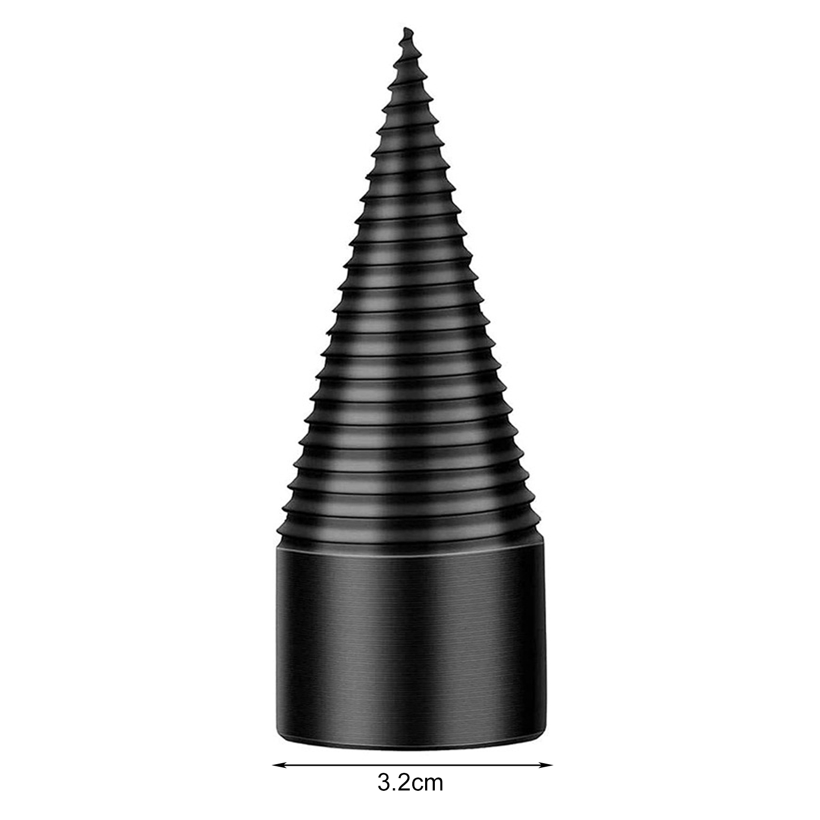 Pointed Wood Drill Bit Log Splitting Drill Bit Efficient Firewood Splitter Drill Bit High Hardness Easy to Use for Home less Than