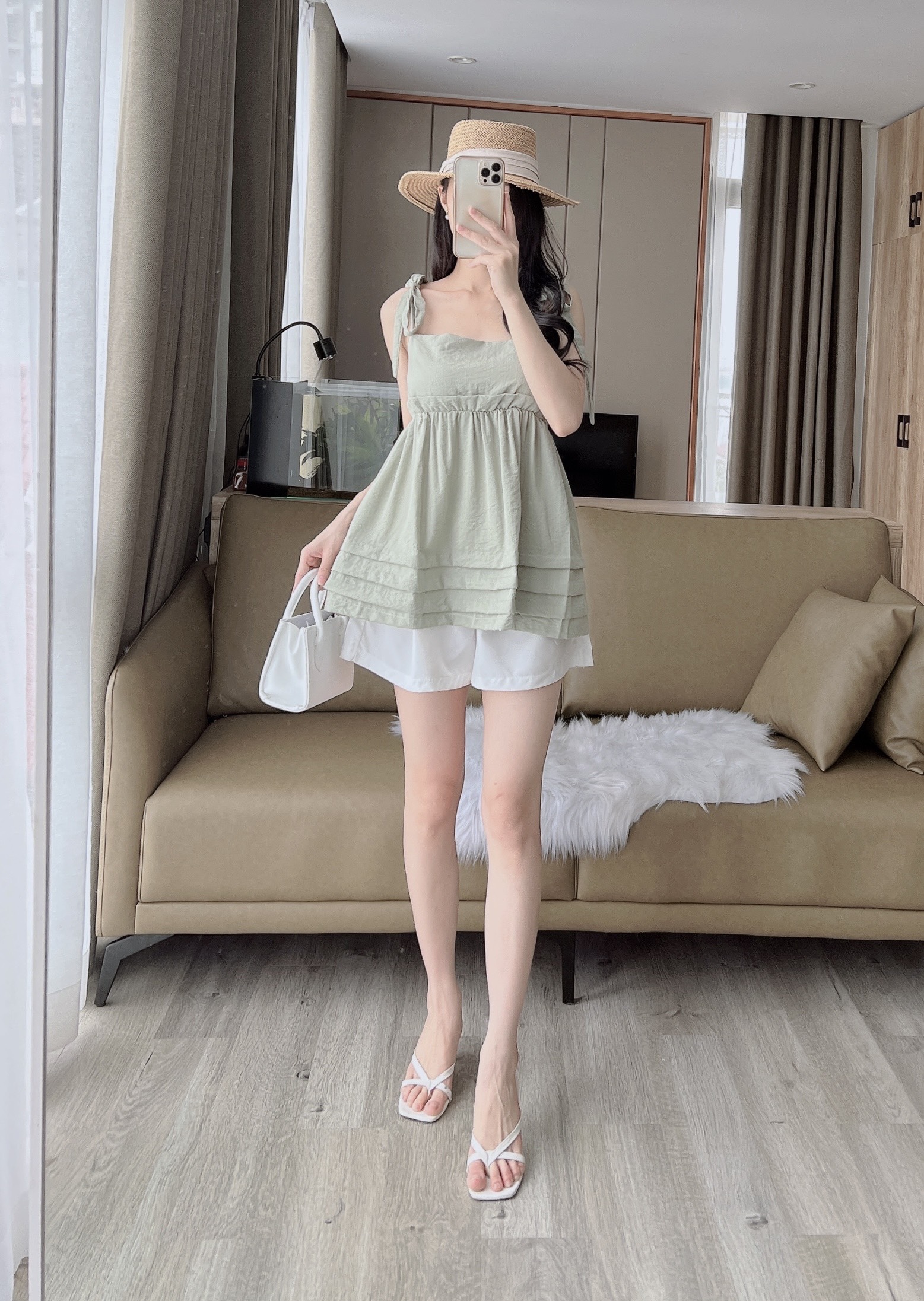 Set đồ nữ áo sơ mi kẻ caro phối quần đùi đũi siêu xinh ❤️ set đồ nữ áo sơ mi nữ kẻ tay lỡ kèm quần short