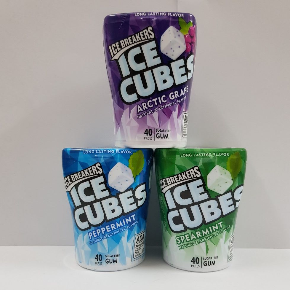 [Hủ 40v] Kẹo Singum IceBreakers Ice Cubes Mỹ - Date T5/2025