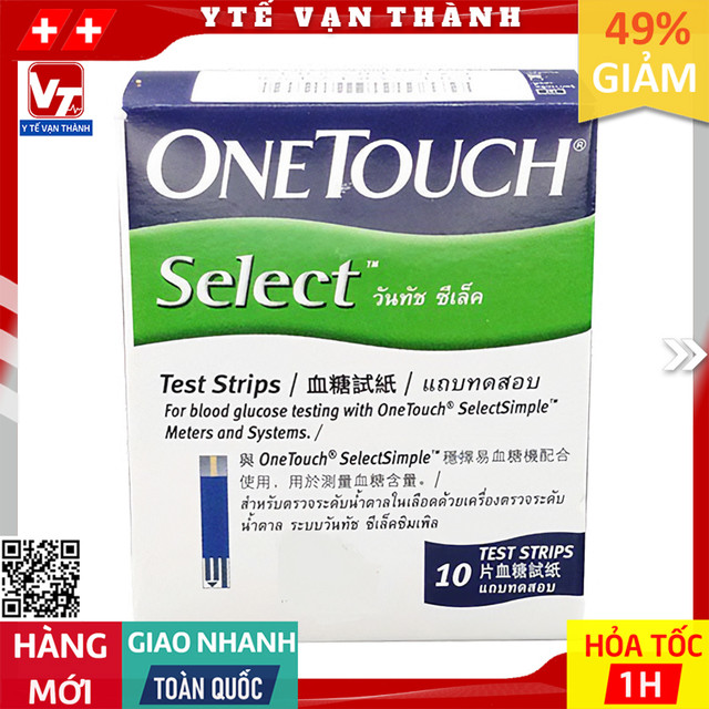 ✅ Que Thử Đường Huyết OneTouch Select | (Date Xa) (One Touch) -VT0060 - Y Tế Vạn Thành