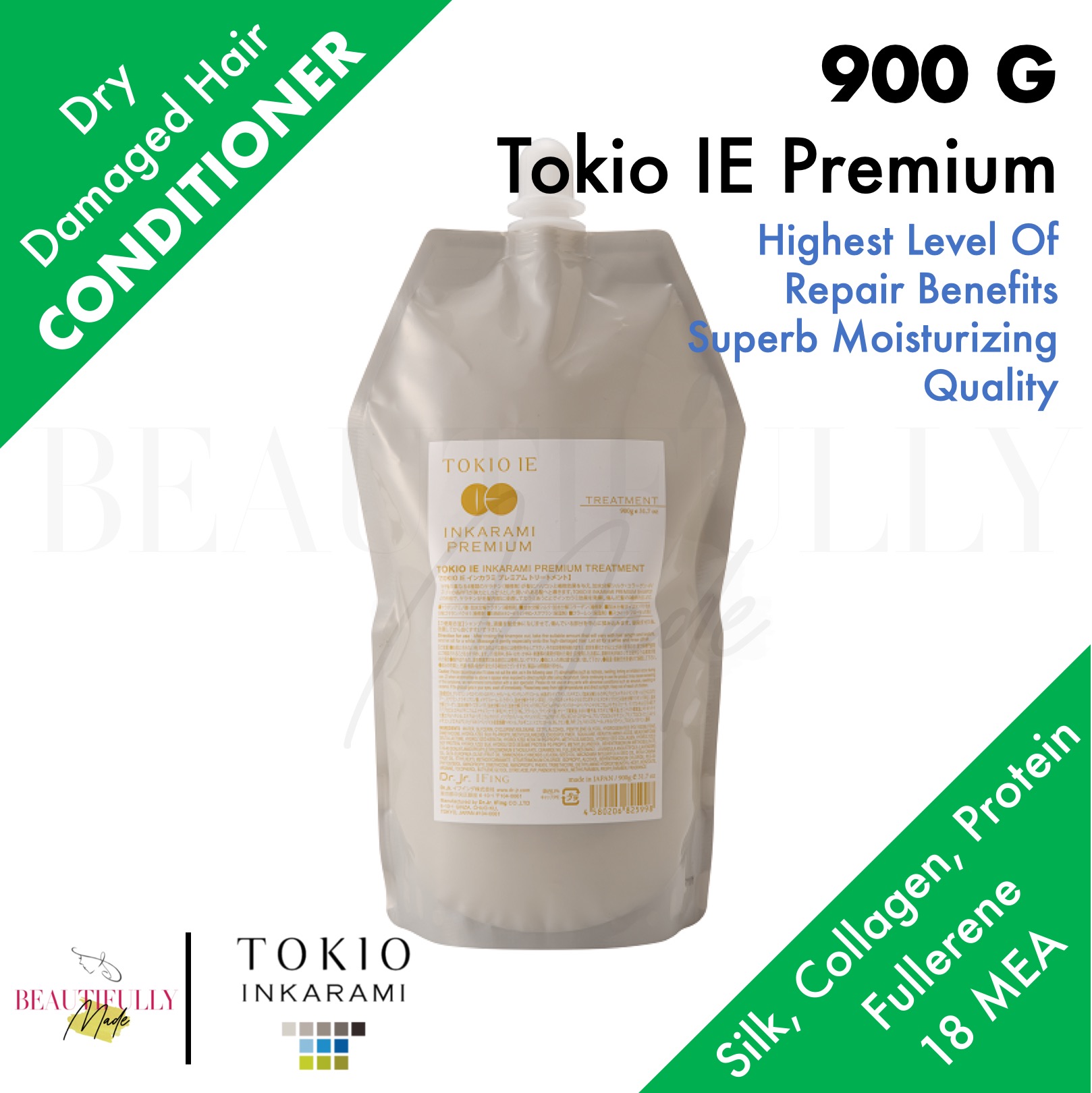 Tokio IE Inkarami Premium Treatment 700g / 900g Refill - For Dry