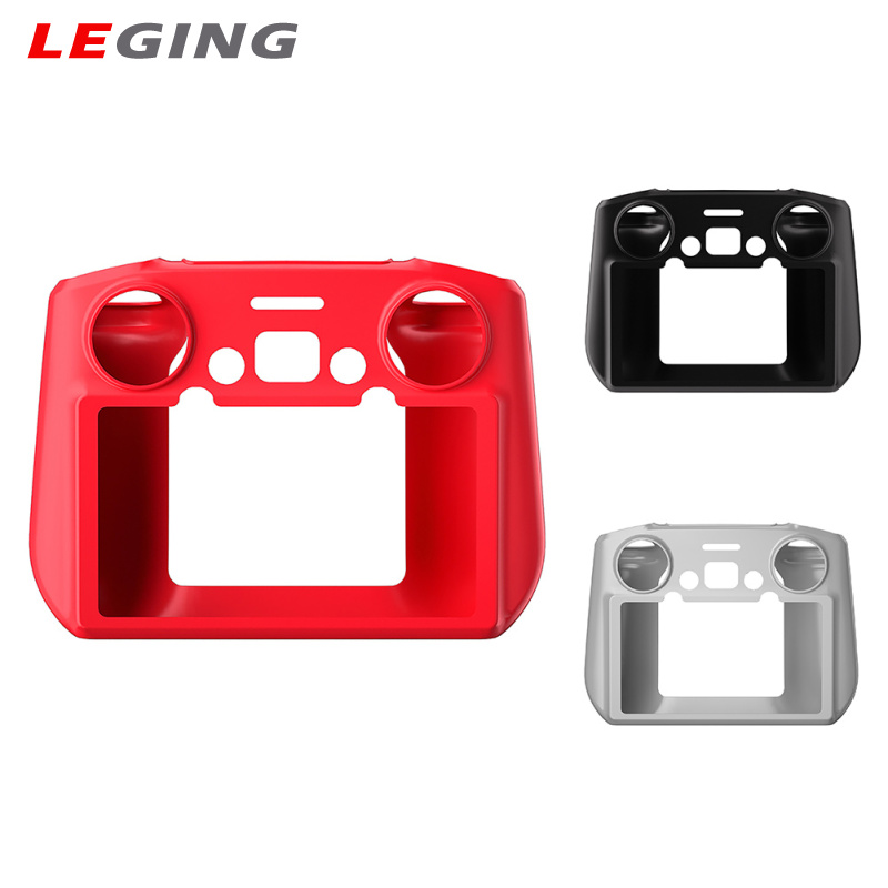 Protective Case Silicone Skin Cover Compatible For Dji Mini 3 Pro Rc With Screen Remote Control Dust Cover