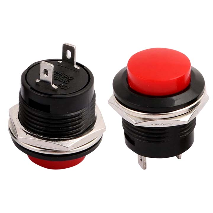 Nút nhấn nhả r13-507 3a 250v 16mm