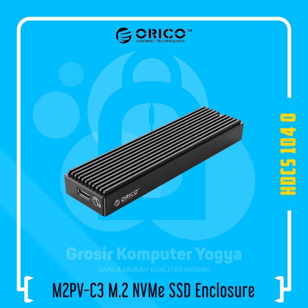 Orico M2PV-C3 Pocket Sized NVMe SSD Enclosure Case Casing
