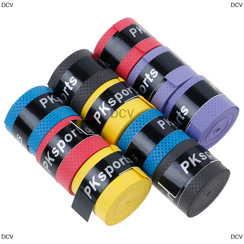 DCV 10 cái băng quấn Vợt Bóng quần vợt Băng quấn tay cầm cần câu băng thấm mồ hôi băng quấn thấm mồ hôi