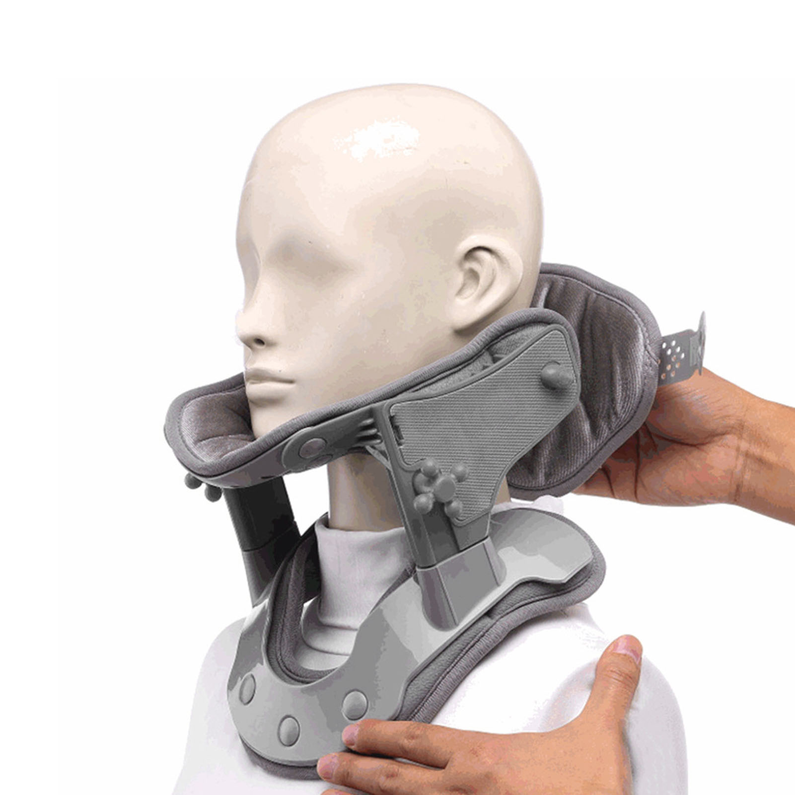[MeiBoAll] Cervical Neck Traction Device Adjustable Household Electric Hot Compress Neck Stretcher