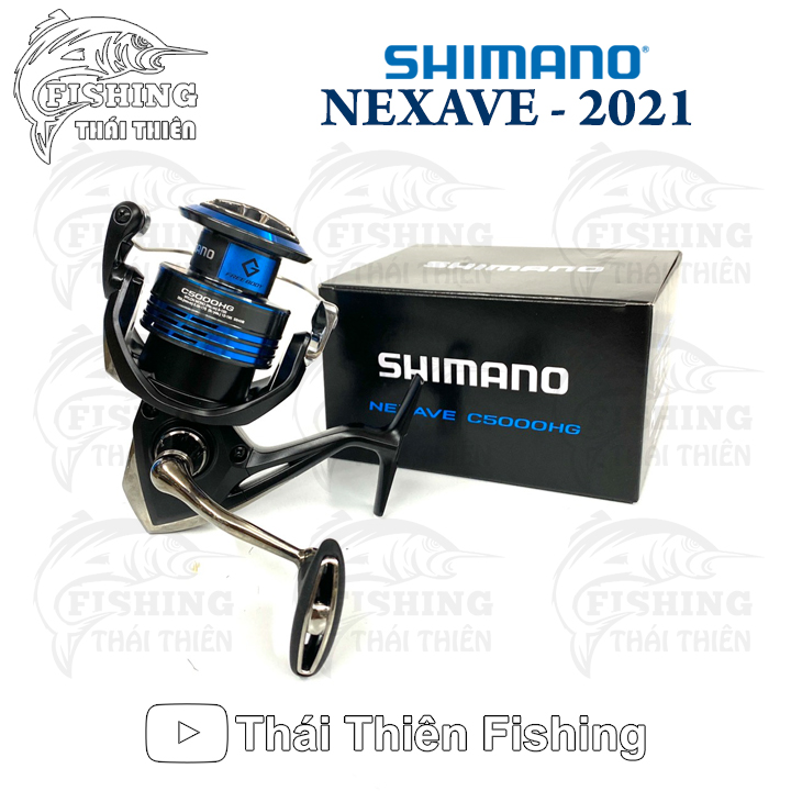 Máy Câu Cá Shimano Nexave 2021 Chính Hãng – Quay Êm, Kéo Mạnh – Câu Lure, Câu Hồ, Câu Sông