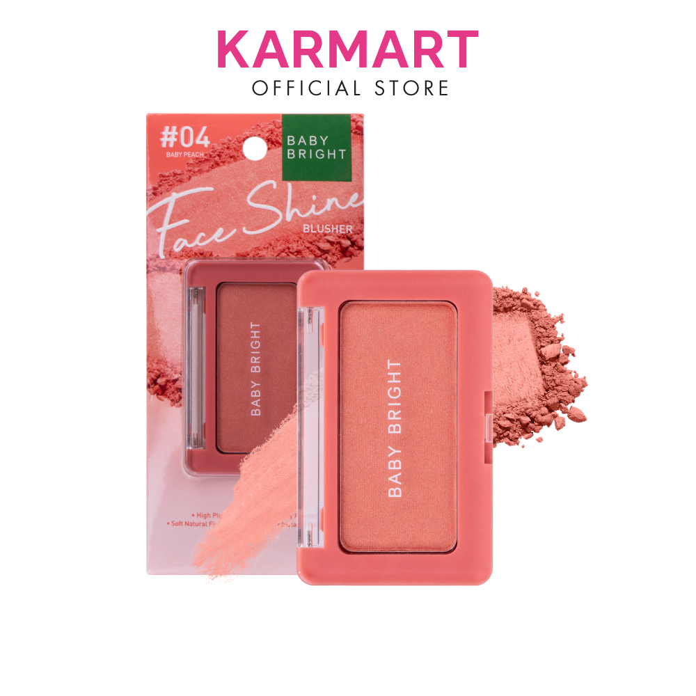 [GIFT KHÔNG BÁN] Phấn má hồng Baby Bright Face Shine Blusher 4.5g
